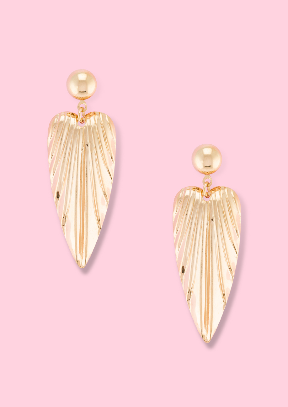 Vintage-Linhea-drop-earrings-gold