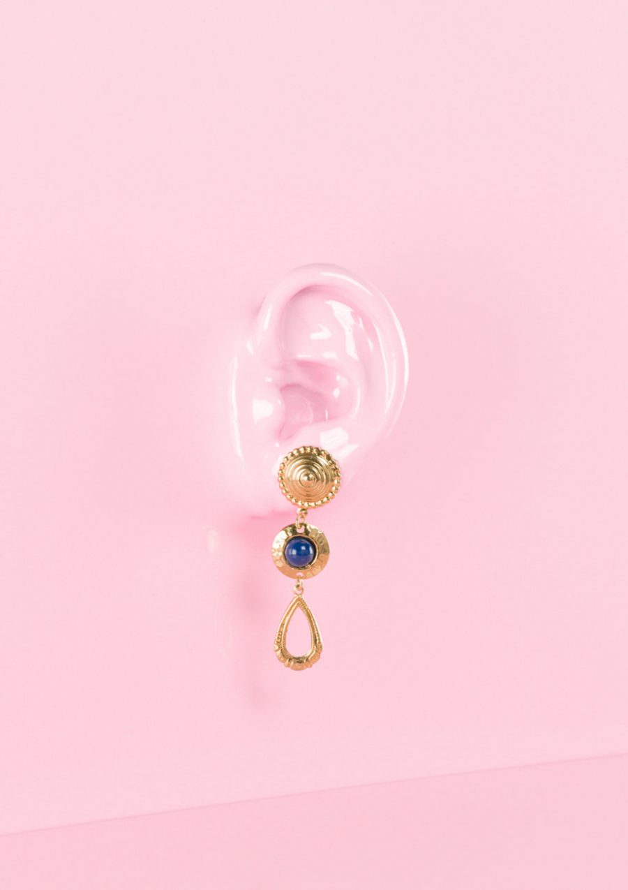 Golden 90's drop earrings