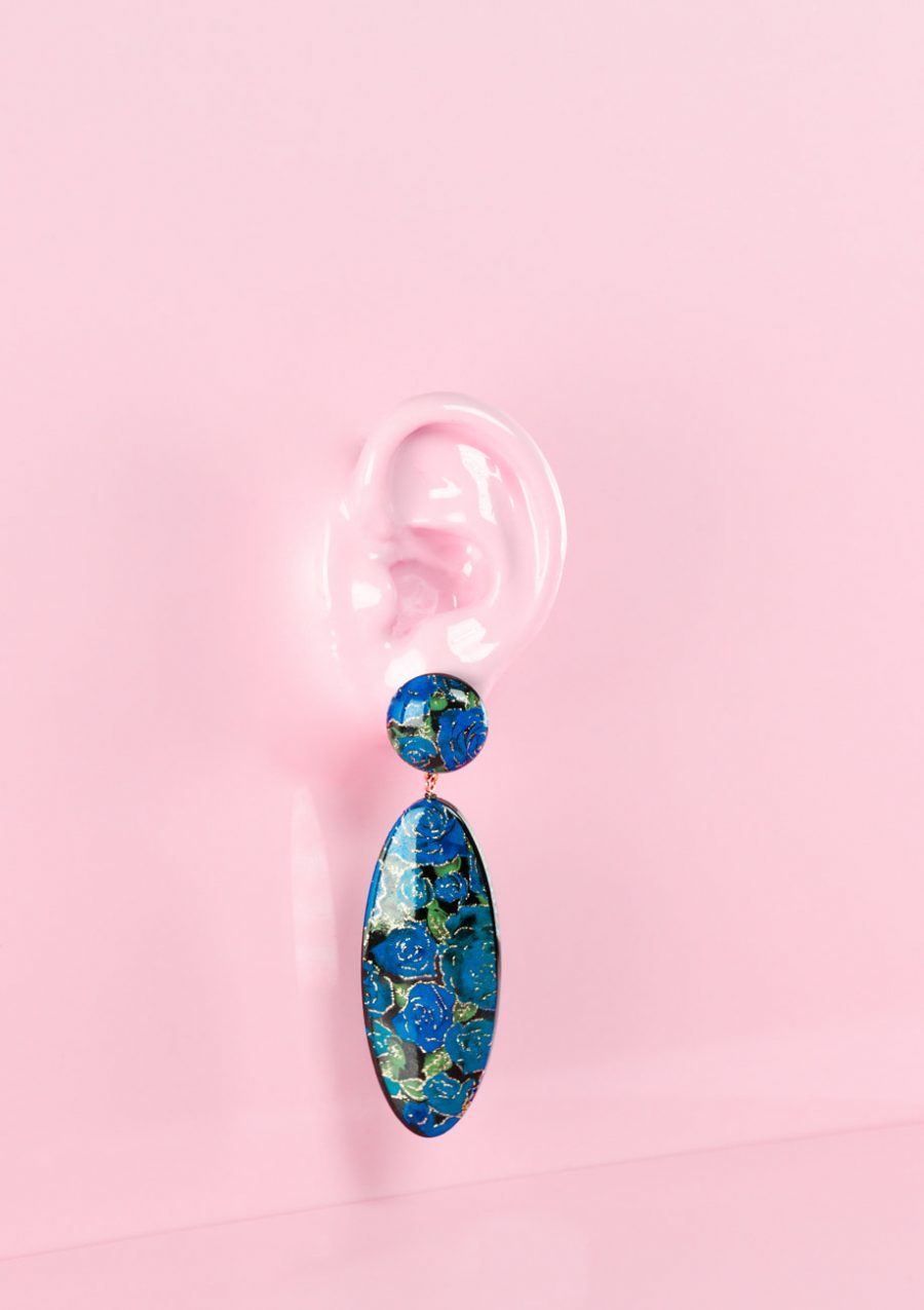Glitter drop oorbellen, LIVE-TO-EXPRESS
